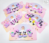 Pack of 12 Pcs Kawaii Cartoon Cloud Hair Barrettes - Cute Claw Clips & Hair Accessories for Baby Girls, Kids, and Gifts